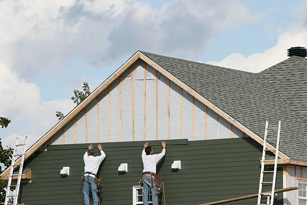Professional Emergency Siding Repair technician working in Ayden, NC